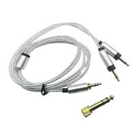 AMISENK Headphone Upgraded Cable Oxygen Proof Copper Cores Flexible PVC Construction Studio Grade Sound Headphone Replacement Cable