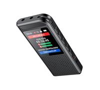 AMISENK High Voice Device with Long Service Power & Noise Canceling Capability in Small ABS Design Lightweight Voice Recorders