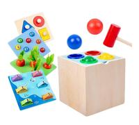 AMISENK Indoor Pulling Radish Toy Logical Thinking Training Shape Sorting For Kids Children Christmas Birthday Gift Carrot Harvest Game Wood Carrot Harvest Board