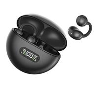 AMISENK Intelligent Translator Earbuds 164 Language Bluetooth-compatible 5.4 LED Display Comfort Fit Earhooks AI Translator Bluetooth-compatible Earbuds