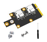 AMISENK Key To PCIE Adapter With Double Card Slot For 3G Module Development Board 3042 3052 Key
