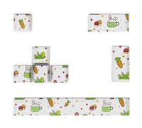 AMISENK Keycap PBTs ESC Enter 6.25U SpaceBar 5 Side Dyes-Subbed For Mechanical Keyboards Original Profile (8Pcs) PBT Keycaps With Directional Key