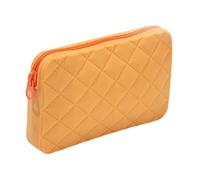 AMISENK Large Capacity Pencil Case Silicone Pen Makeup Bag Aesthetic Pencils Organisers Simple Bag Aesthetic Large Capacity Silicone