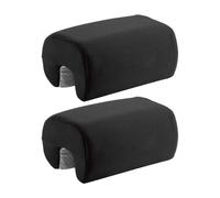AMISENK Memory Foam Armrest Enhancers Thick Padding Breathable Meshing Cover Not Slip Base For Computer Game Office Chairs Memory Foam Armrest Cushions For Office Game Chairs