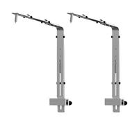 AMISENK Modern Aluminum Marinepark Light Mounting Parenthesis Modifiable Silver Fish Cistern Owner for Secure Installation and Space Saving Plan Strong Fish Cistern Light Owner