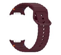 AMISENK Modern Waves Texture Watch Straps Soft Strong Sweat Resistant Breathable Adjustable Silicone Band For Watch8 Use Multiple Hole Adjustable Watch Band