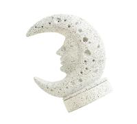 AMISENK Moons Themed Resin Aromatherapies Burners Middle Eastern Resistant Ashes Catcher Decorative Piece for Living Space Resin Aromas Diffuser