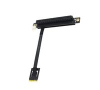 AMISENK PCIe X16 Extension Cord 270 Degree Turn For Computer Graphics Expansion Conversion Cable Flexible PCIe Extension