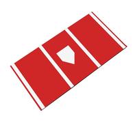 AMISENK Permanent Polypropene Baseball Baseball Pitching Mat 120x200cm Transportable with Optional Backing for Strengthened Grip Expert Example