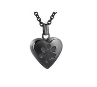 AMISENK Pet Memorial Keepsakes Necklace Steel Cremation Jewelry Pendant With Ashes Storage Compartment And Minimalists Design Pet Loss Remembrances Necklace