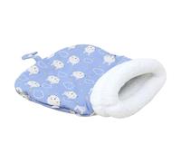 AMISENK Portable Pet Sleep Bag Warm Rest Bedding For Small Dog Cats Easy To Wash Winter Use Resting Bed Half Closure Indoor Outdoor Pet Sleep Bag
