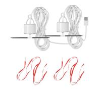 AMISENK Portable USB Hanging Fan With Retractable Hook & Fly Prevention For Outdoor Food Stalls Camping Quiet Cooling Quiet Fly Prevention Desktop Fan