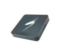 AMISENK Premium Fishing Hook Keeper Box 16 Slot Hard Wearing Metal Construction For Safe Fly Lure Transportation Dense Metal Attract Storage Box