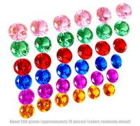 AMISENK Princess Treasure Stones 500g Mixed Colors Jewelry Toy For Fine Motor Skills Development Colorful Stone Toy