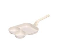 AMISENK Professional Breakfast Cooker Triplicate Shape Plan Aluminum Construction Oil Saving Coating Ergonomic Grip Air Electric Stove Safe Global Introduction Frying Extent