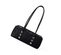 AMISENK PU Leather Shoulder Bag Retro Design Lightweight Underarm Purse Practical Handbag Commuters For Everyday Essential Lightweight Casual Shoulder