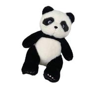 AMISENK Realistic Panda Stuffed Toy Plush Toy For Nursery Decoration Allergy-Friendly Component Kids Sleep Companion Modern European Panda Plush