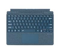 AMISENK Rechargeable Bluetooth-compatible Keyboard Multicolor Backlight Detachable Extended Battery Servcie For Tablets Quiet Typing Bluetooth-compatible Keyboard