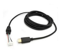 AMISENK Reinforced Braided Replacement Cord USB C Gaming Headpiece Repair Cable for Dedicated Model Headphone Braided Gaming Headphone Replacement Cord