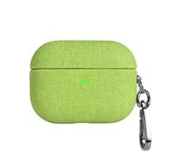 AMISENK Reinforced Fabric Earphone Cover Case Anti-Scratch & Precise Button Cutouts Washable Portable Shell Minimalist Fabric Cover