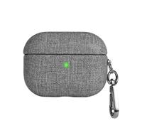 AMISENK Reinforced Fabric Earphone Cover Case Anti-Scratch & Precise Button Cutouts Washable Portable Shell Minimalist Fabric Cover