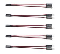 AMISENK Reinforced PC Startup Splitter Cable Enabling Flexible Double Power Switches Operations Motherboards Power Splitter