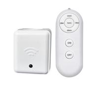 AMISENK Remote Controlled E27 Light Socket Timer Switches 5 Programmable Setting for Energy Efficient Lighting UK Plug Programmable Timer