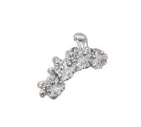 AMISENK Removable Rhinestone Ear Clips For Earbuds Blingbling Open-Ear Headphones Accessory Sparkling Earphone Accessory