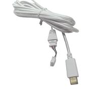 AMISENK Repair Cable Wire For Dedicated Model Headphone Braided Nylon Type C Interfaces Installation White Braided Cable For Gaming