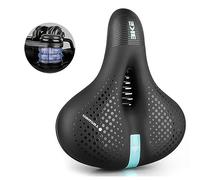 AMISENK Road Bike Memory Sponge For Seat Cushion Pad Unisex Men Women Reflective Strip Widen Bicycle Saddle Bike Seat