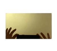 AMISENK Shatterproof Stainless Steel Glass Adhesive Mounting for Car Sun Visors Clear Imaging Various Vehicles Available Sun Visors Makeup Glass