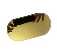 AMISENK Shatterproof Stainless Steel Glass Adhesive Mounting for Car Sun Visors Clear Imaging Various Vehicles Available Sun Visors Makeup Glass