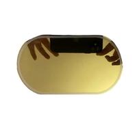 AMISENK Shatterproof Stainless Steel Glass Adhesive Mounting for Car Sun Visors Clear Imaging Various Vehicles Available Sun Visors Makeup Glass