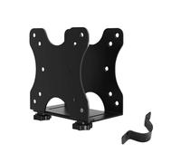 AMISENK Small PC Mount Computer Holder Wall Mount Easy Installation Space Saving Under Desk Adapter Space Saving Holder