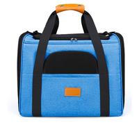 AMISENK Small Pet Carriers Bag with Ventilated Net Window Side Storage Pocket for Commuting and Short Trip Easy to Carry Pet Carriers Bag