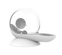 AMISENK Snails Bubble Shape Automatic For Water Bowl Large Capacity Transparent For Checking W Automatic Water Fountain