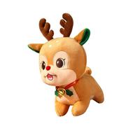 AMISENK Snuggly Plush Santa Stuffed Pillow For Christmas Party Gathering Soft Pillow Figure Dolls Machine Washable Toy Festival Toy