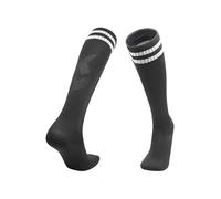 AMISENK Soccer Execution Hosiery With Bend Assist Rapiddry Polyster Double Stripe Plan Abrasion Immune Toe Sweat Resistant Sports Stockings Polyester