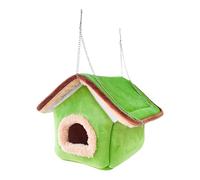 AMISENK Soft Bird Nest For Parrots Breathable Winter Shelter Cage Accessory Antislip Base Color Option Thermals Insulated Bird Nest