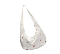 AMISENK Soft Practical Corduroy Shoulder Bag Sophisticated Crossbody Purse Adjustable Strap Stylish Casual Everyday Essential Friendly Corduroy Crossbody Bag