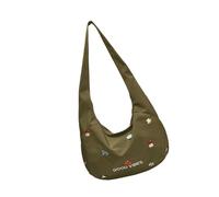 AMISENK Soft Practical Corduroy Shoulder Bag Sophisticated Crossbody Purse Adjustable Strap Stylish Casual Everyday Essential Friendly Corduroy Crossbody Bag