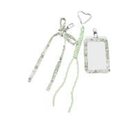 AMISENK Sparkling Rhinestone Keychain Card Sleeve Woven Cord Design For Multi-Purpose Accessory Attachment Jeans And Metal Keychain Accessory