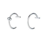 AMISENK Stainless Steel Clip on Lip Rings Punk Jewelry Punk Nose Rings Set Metal Texture for Alternative Fashion Enthusiasts Trendy Lip Accessory