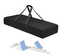 AMISENK Starting Block Storage Bag Oxford Fabric Texture Large Size 39x16.9x6.3inch Adjustable Belts Foldable Pouches Athletic Pouch