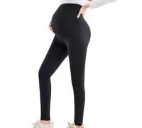 AMISENK Stretchy Opaque Maternity Leggings High Waist Pregnancy For Lounge And Relaxation Comfortable Pregnancy High Waist Maternity