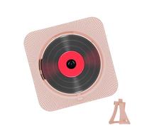 AMISENK Studio Grade Bluetooth-compatible CDs Player 20H Playtimes 3.5mm Connection Light Weight ABS Construction 2000mAh Rechargeable Cds Player for Car