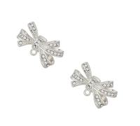 AMISENK Stylish Alloy Earphone Chain Clip Fit Freeclip Earbuds Zircon Finish & Easy Installation Durability Zircon Metal Earphone Covers