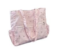 AMISENK Stylish Oversized Bag For Everyday Essential Lightweight Carryall With Reinforced Handles Practical Fabric Shoulder Spacious Everyday