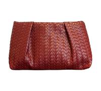 AMISENK Stylish Square PU Leather Evening Purse Retro Dinner Bag Without Strap Elegant Women's Handbag For Office Women's PU Leather Handbag