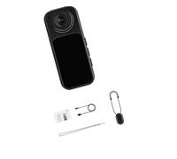 AMISENK Tiny Action Body Camera HandsFree Worn Recorders Suitable for All Activity and Users for Work, Travel, Pet Walking Pet and Child Trackings Camera